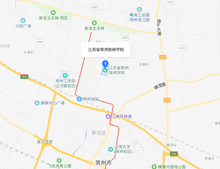 江蘇常州技師學院地址在哪里