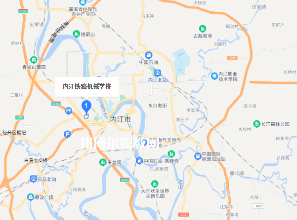 內(nèi)江鐵路機(jī)械學(xué)校地址在哪里