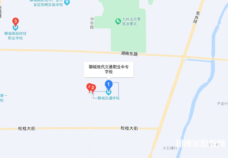 聊城現(xiàn)代交通職業(yè)中等專業(yè)學(xué)校地址，乘車路線