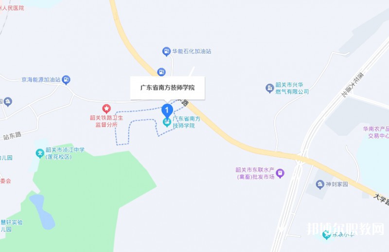 廣東省南方技師學(xué)院地址，乘車路線