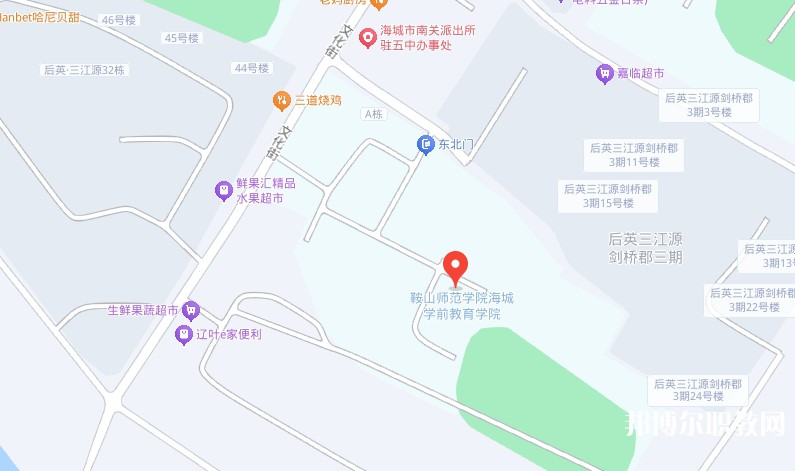 鞍山市廣播電視學(xué)校地址，乘車路線