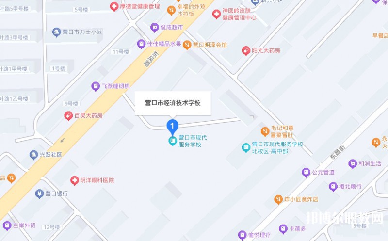 營口市經(jīng)濟(jì)技術(shù)學(xué)校地址，乘車路線